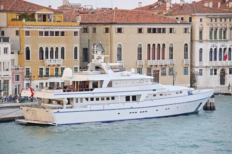 a boat in the water aboard CHEETAH MOON Yacht for Sale