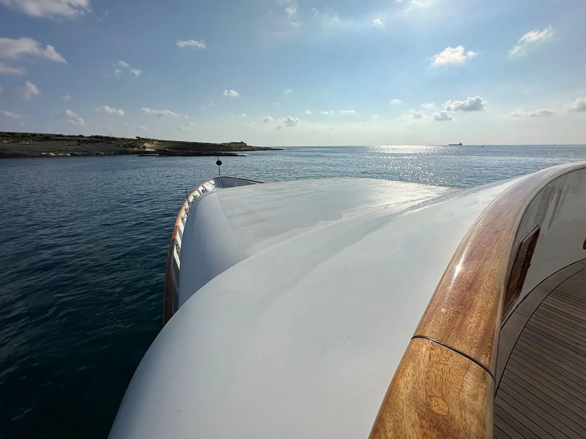 a boat on the water aboard CHEETAH MOON Yacht for Sale