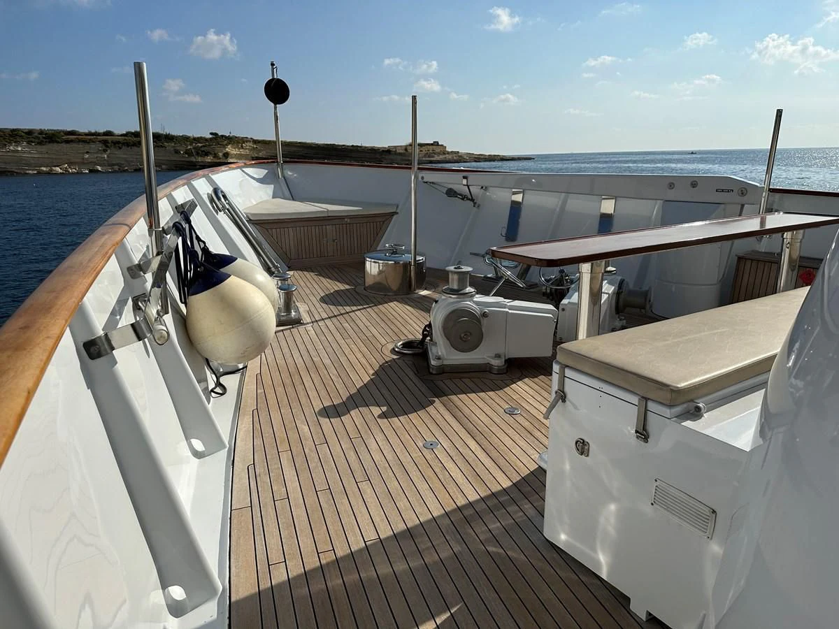 a boat on the water aboard CHEETAH MOON Yacht for Sale