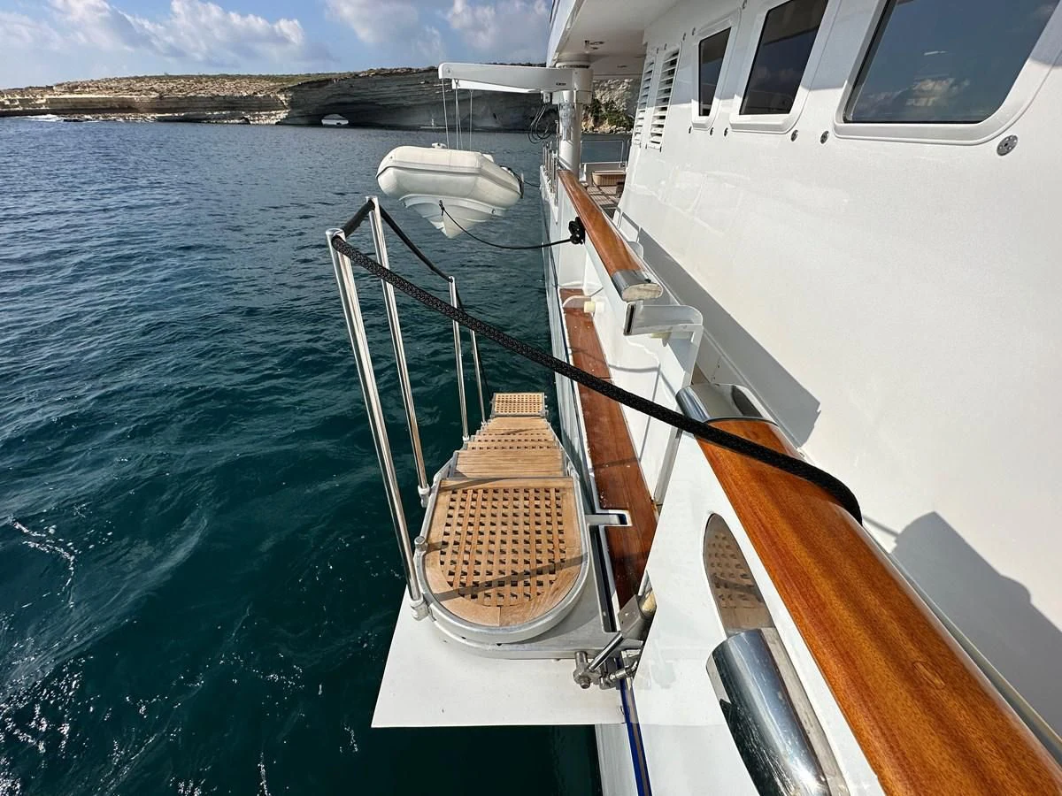 a boat on the water aboard CHEETAH MOON Yacht for Sale