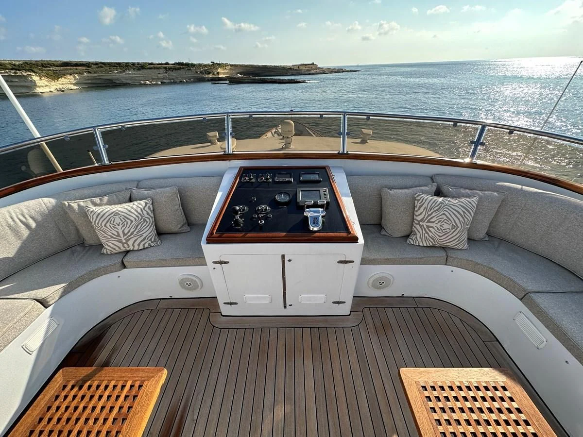 a boat on the water aboard CHEETAH MOON Yacht for Sale
