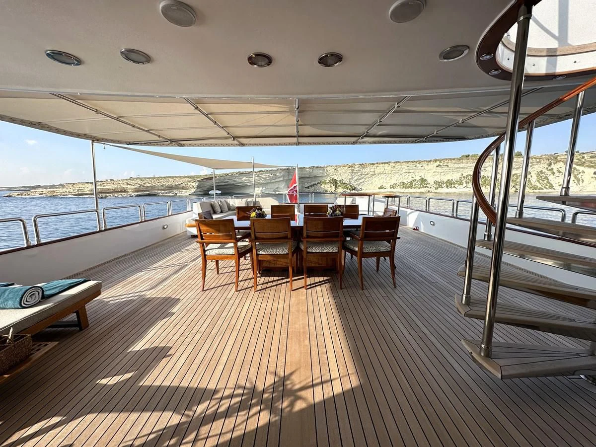 a boat on the water aboard CHEETAH MOON Yacht for Sale
