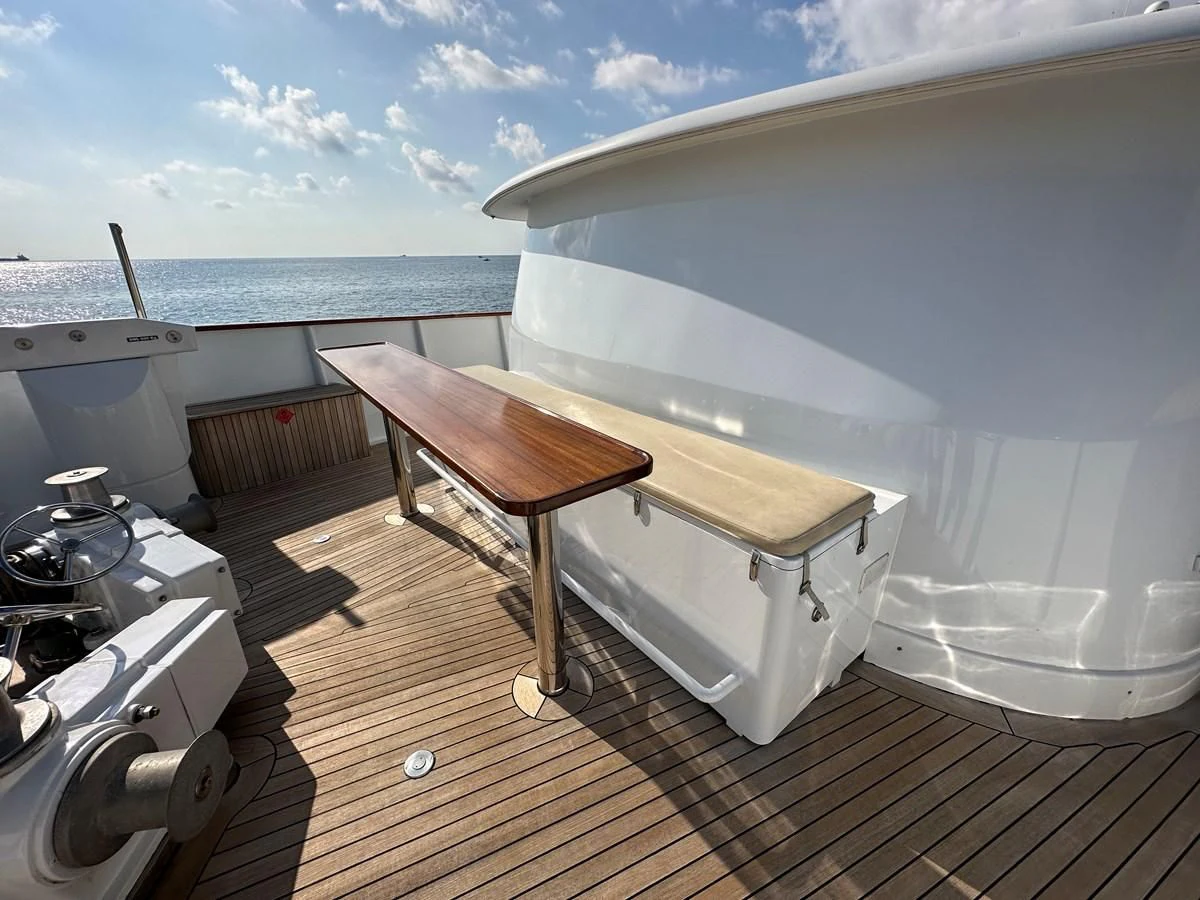 a boat on the water aboard CHEETAH MOON Yacht for Sale