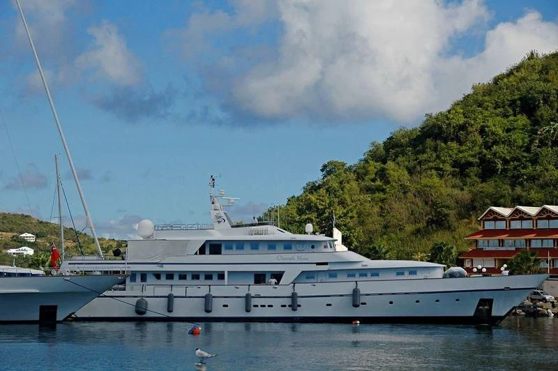a boat on the water aboard CHEETAH MOON Yacht for Sale
