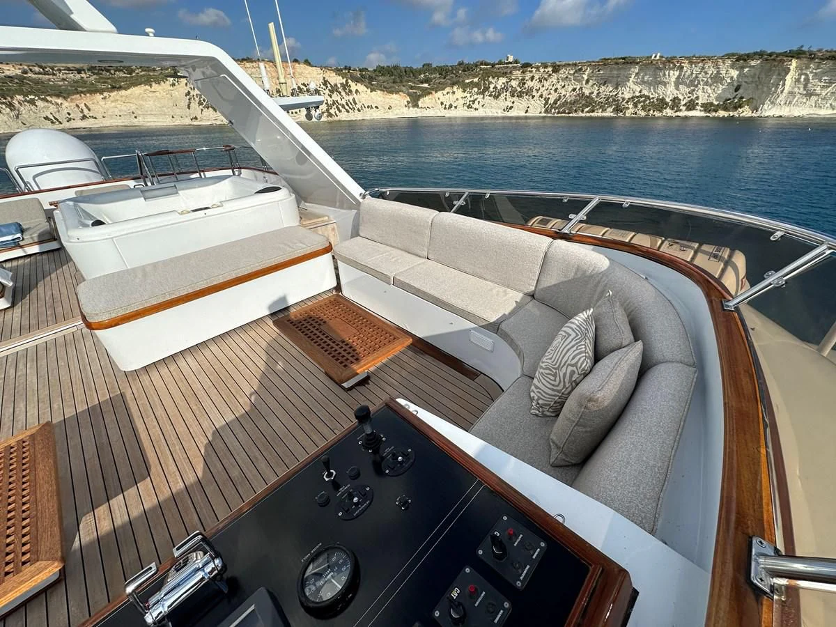 a boat on the water aboard CHEETAH MOON Yacht for Sale