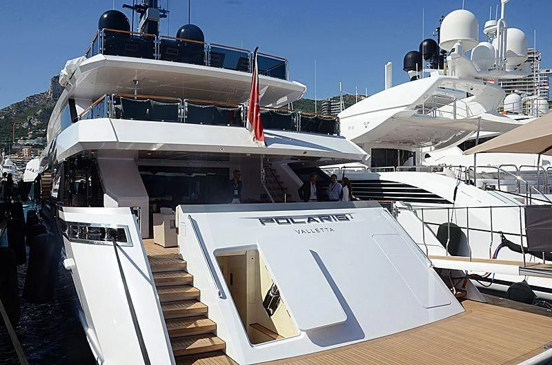 a boat on the water aboard PARILLION Yacht for Sale