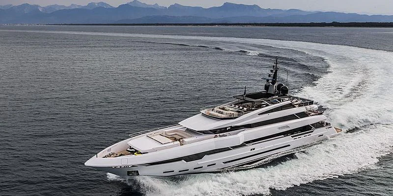 a ship on the water aboard PARILLION Yacht for Sale