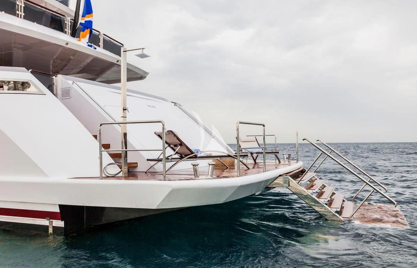 a boat in the water aboard PARILLION Yacht for Sale