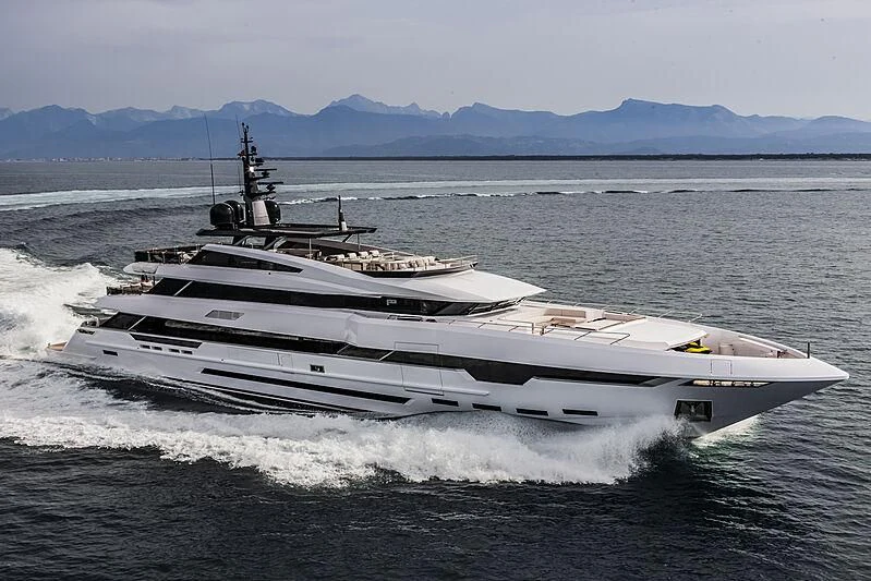a ship on the water aboard PARILLION Yacht for Sale