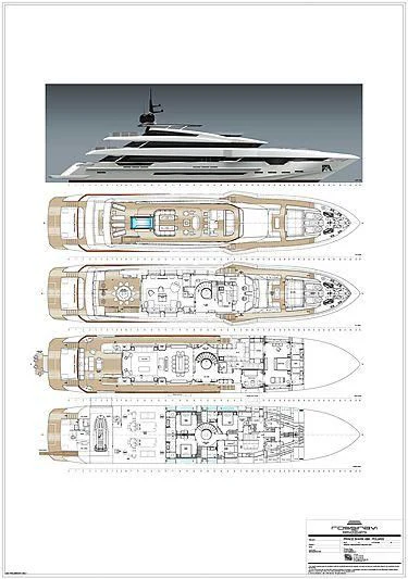 diagram aboard PARILLION Yacht for Sale