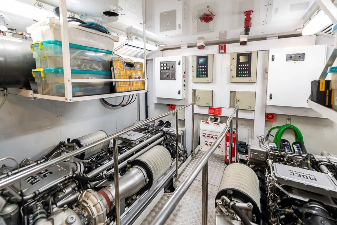 a room with machinery and equipment aboard SMOOTH OPERATOR Yacht for Sale