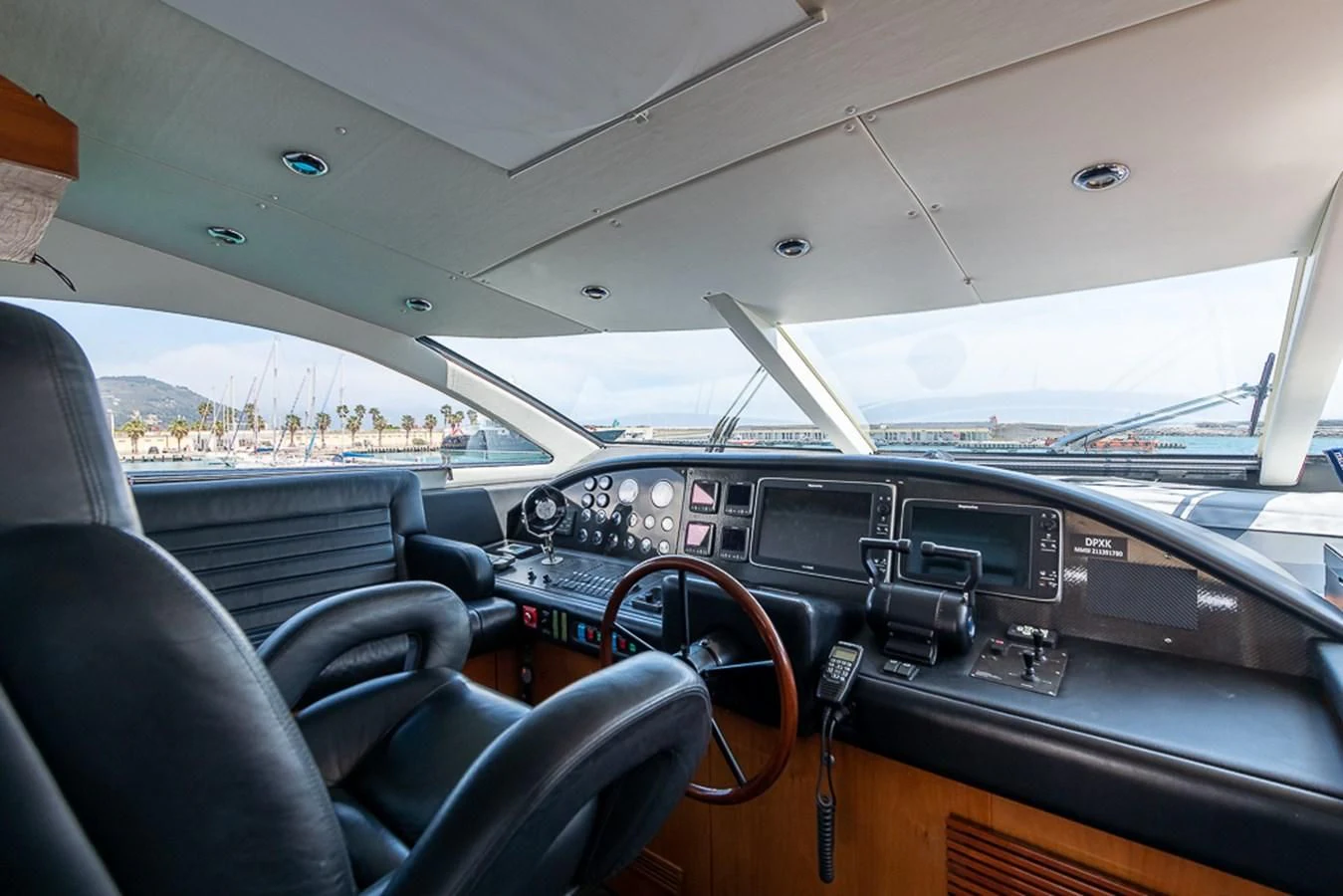 inside of a car aboard SMOOTH OPERATOR Yacht for Sale