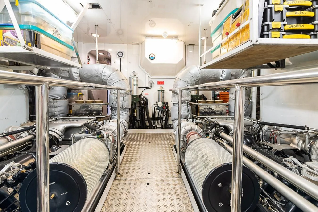 a person working in a factory aboard SMOOTH OPERATOR Yacht for Sale