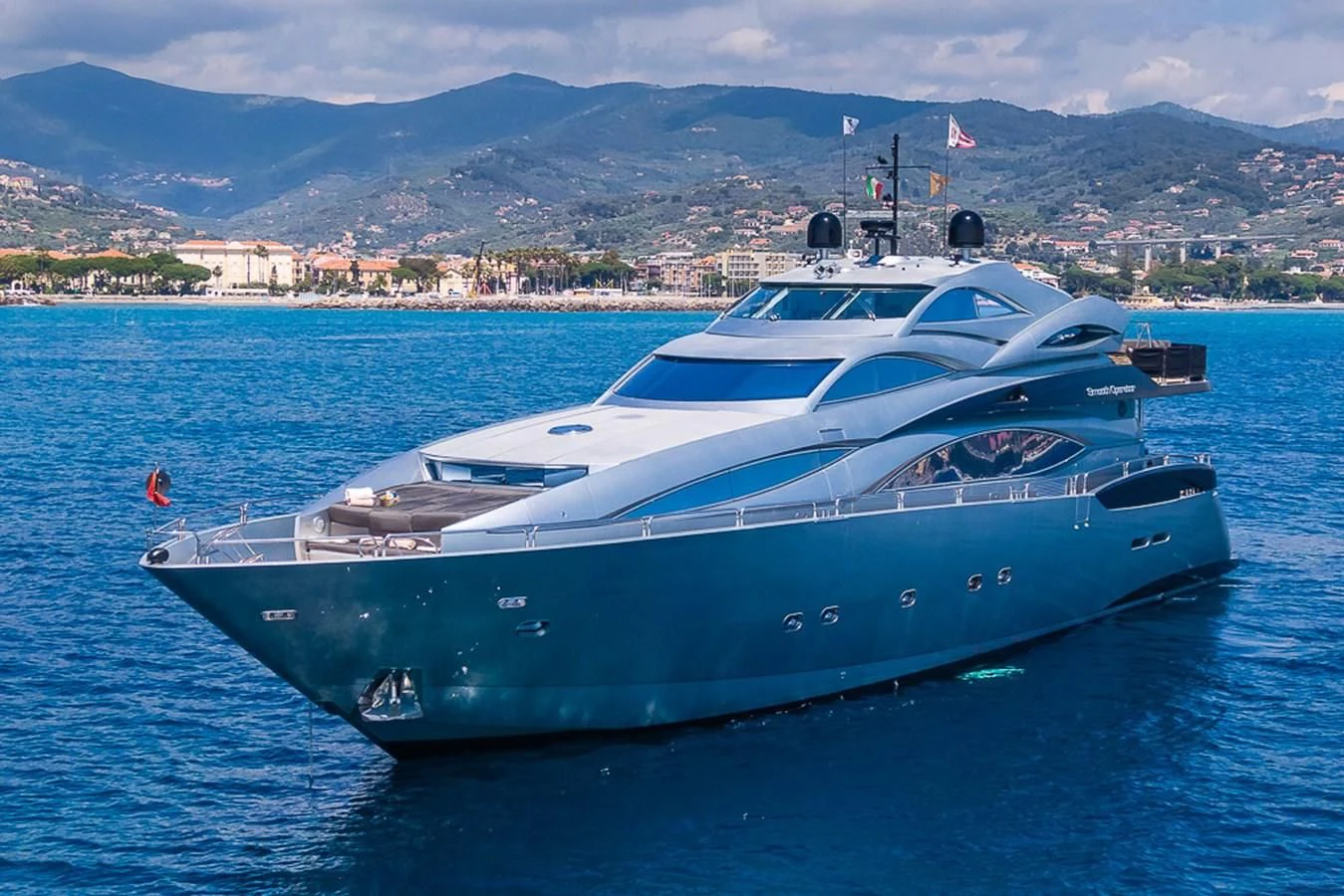 a boat in the water aboard SMOOTH OPERATOR Yacht for Sale
