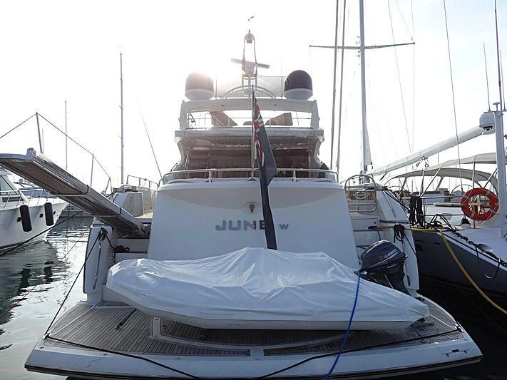 a boat in the water aboard JUNE W Yacht for Sale