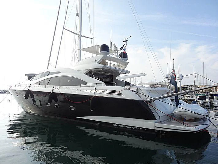 a few boats in a harbor aboard JUNE W Yacht for Sale