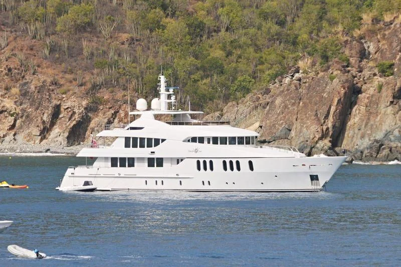 a boat on the water aboard COCO Yacht for Sale