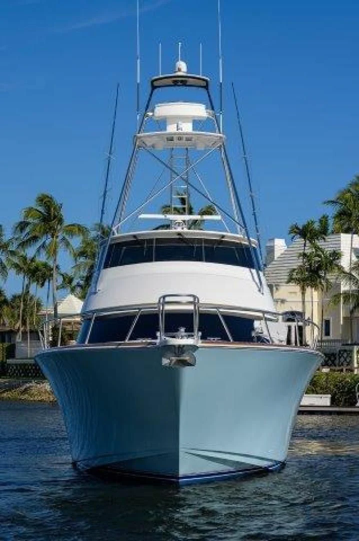 a large white boat in the water aboard LITTLE AUDREY Yacht for Sale