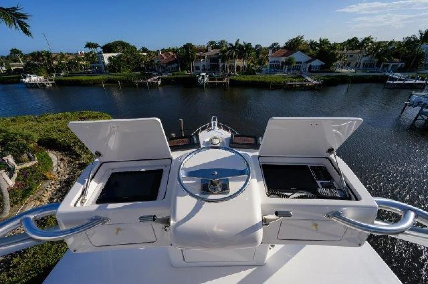 a boat parked on a dock aboard LITTLE AUDREY Yacht for Sale