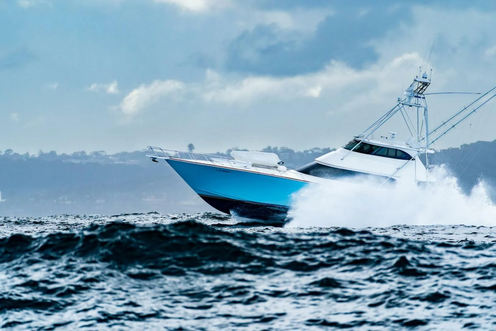 a boat in the water aboard LITTLE AUDREY Yacht for Sale