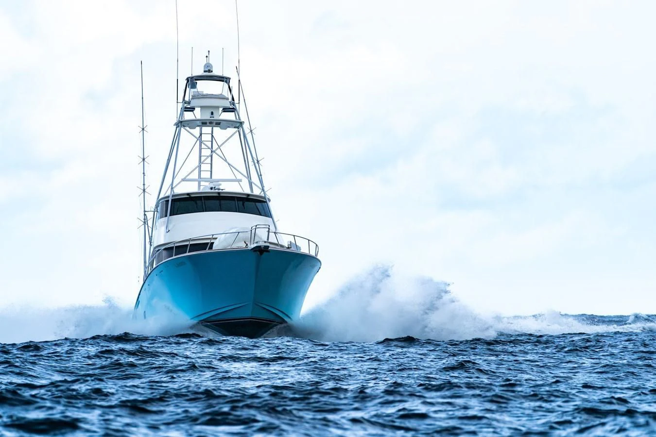 a boat in the water aboard LITTLE AUDREY Yacht for Sale