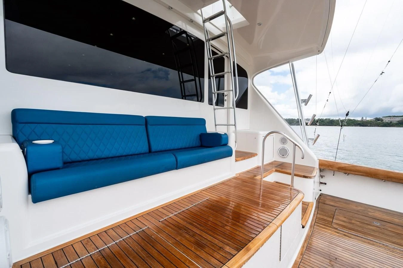 a boat on a body of water aboard LITTLE AUDREY Yacht for Sale