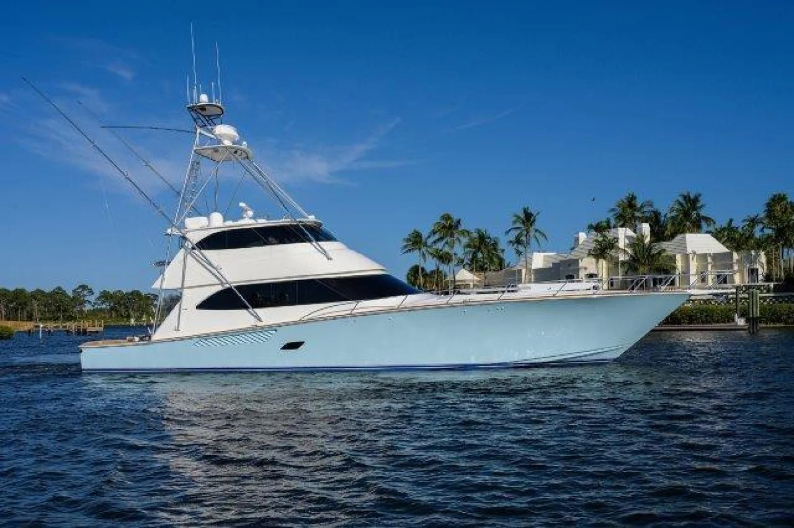 a white boat in the water aboard LITTLE AUDREY Yacht for Sale