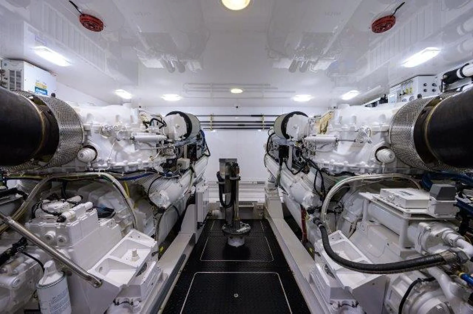 a large machine in a room aboard LITTLE AUDREY Yacht for Sale