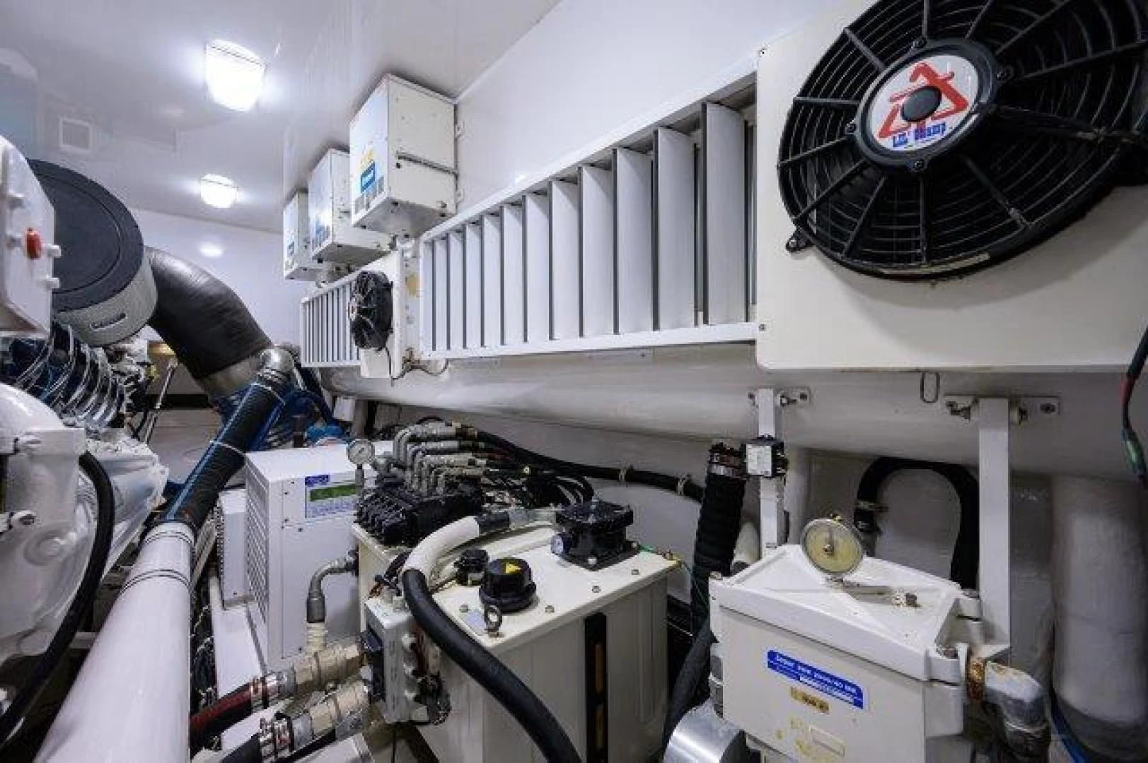 a close-up of a machine aboard LITTLE AUDREY Yacht for Sale