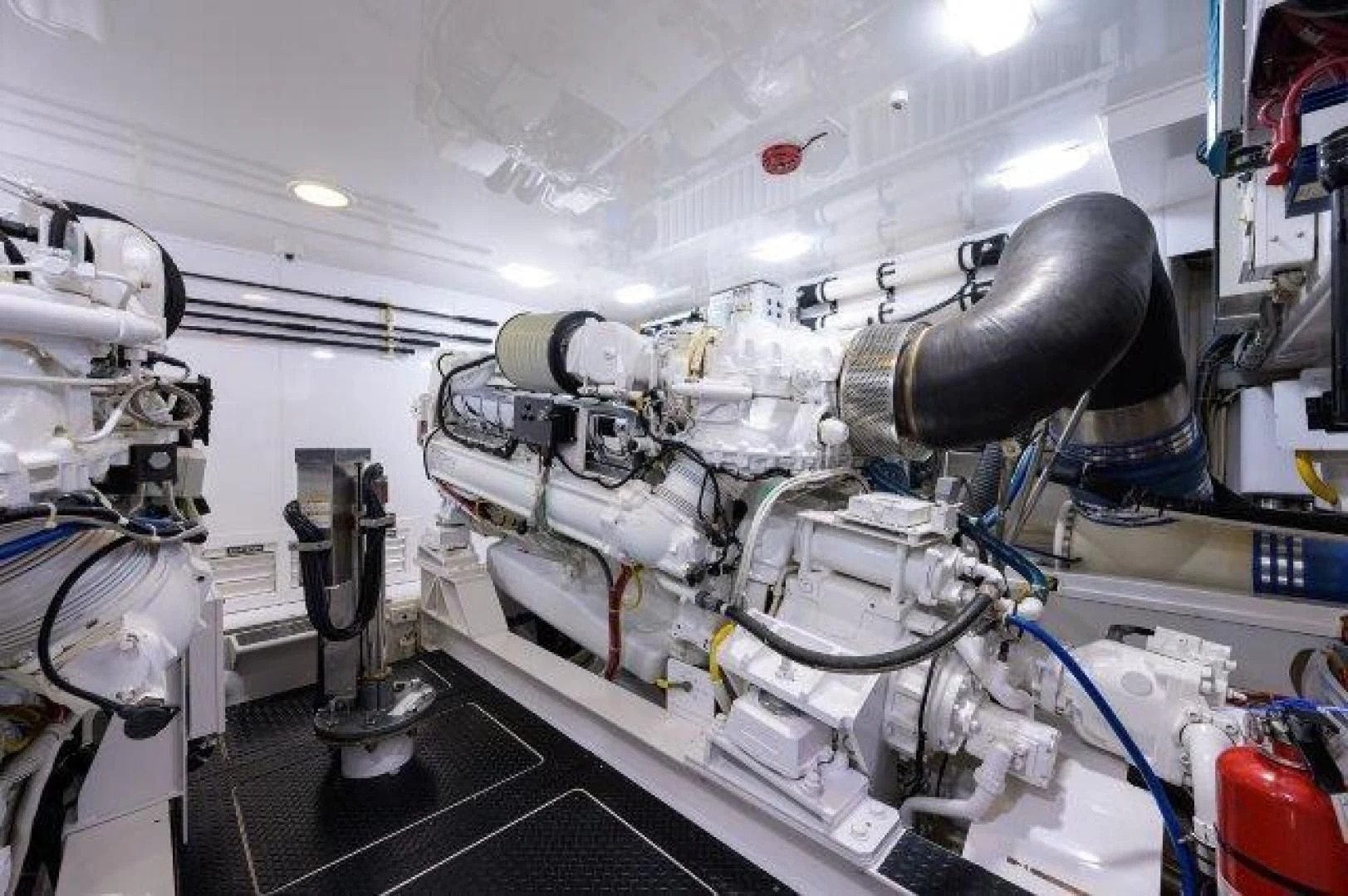 a machine in a room aboard LITTLE AUDREY Yacht for Sale