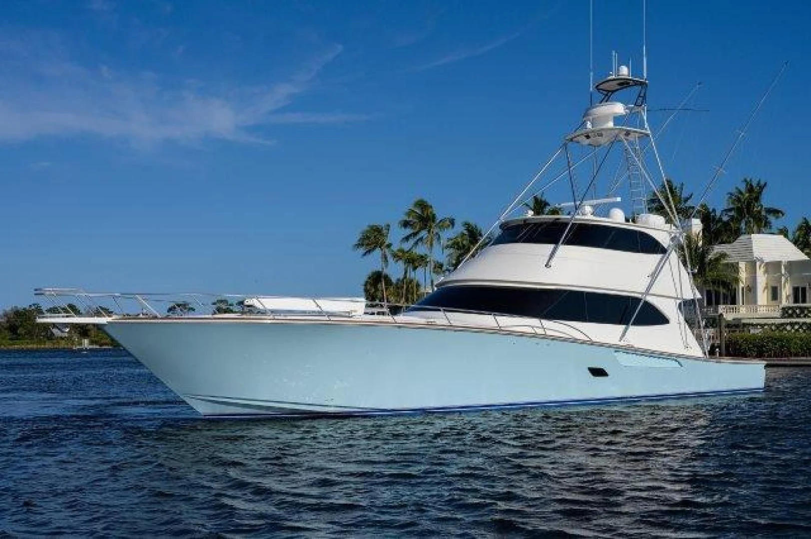 a white yacht on the water aboard LITTLE AUDREY Yacht for Sale