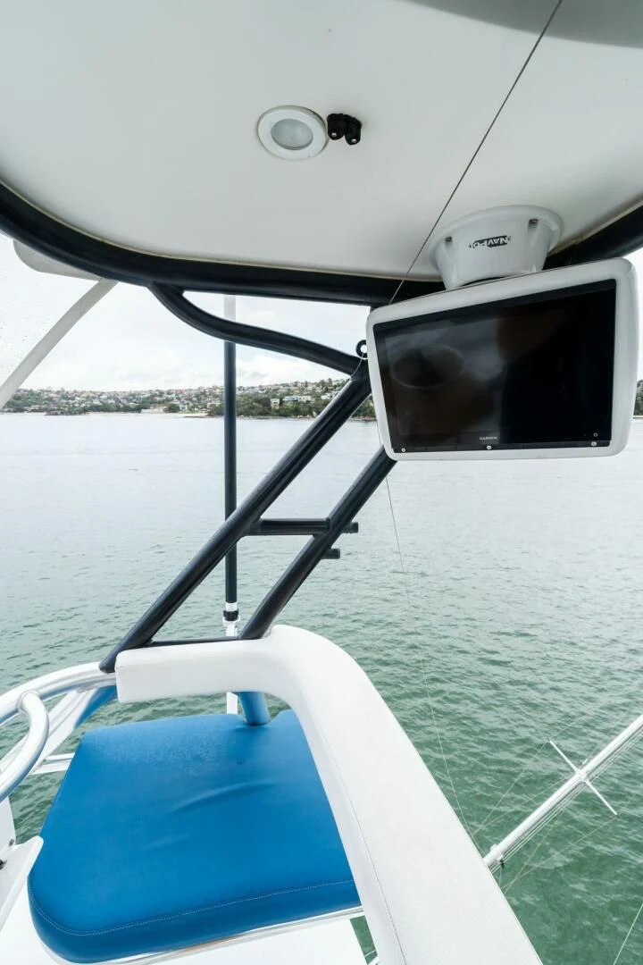 the front of a boat aboard LITTLE AUDREY Yacht for Sale
