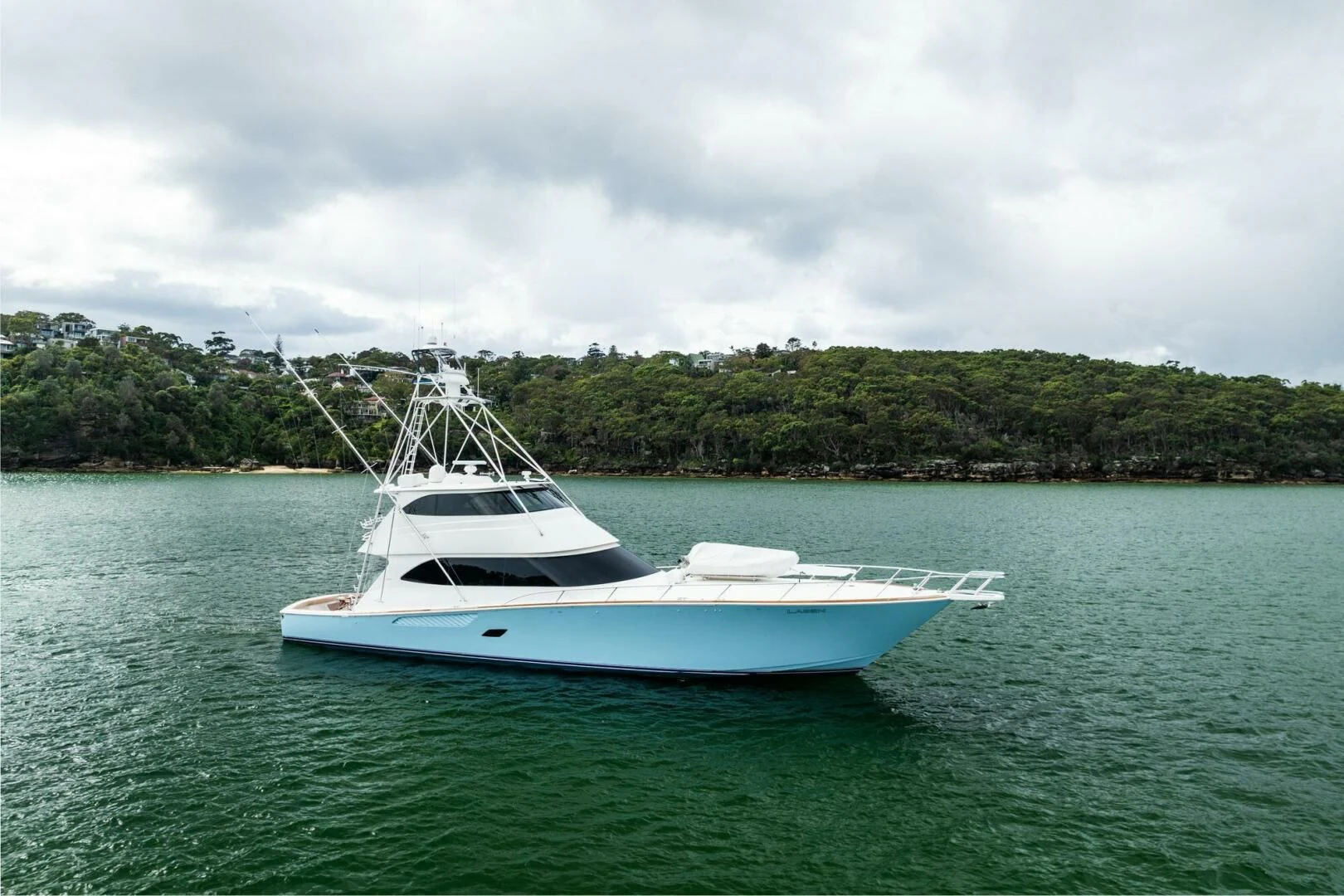 a boat in the water aboard LITTLE AUDREY Yacht for Sale