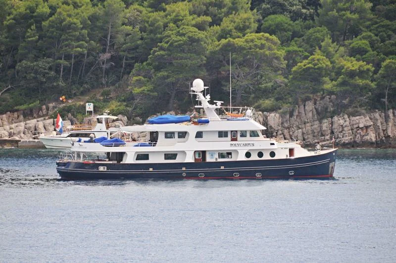 a boat on the water aboard IBI Yacht for Sale