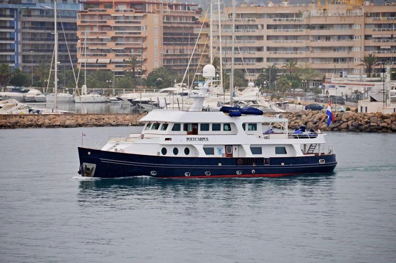 a boat on the water aboard IBI Yacht for Sale