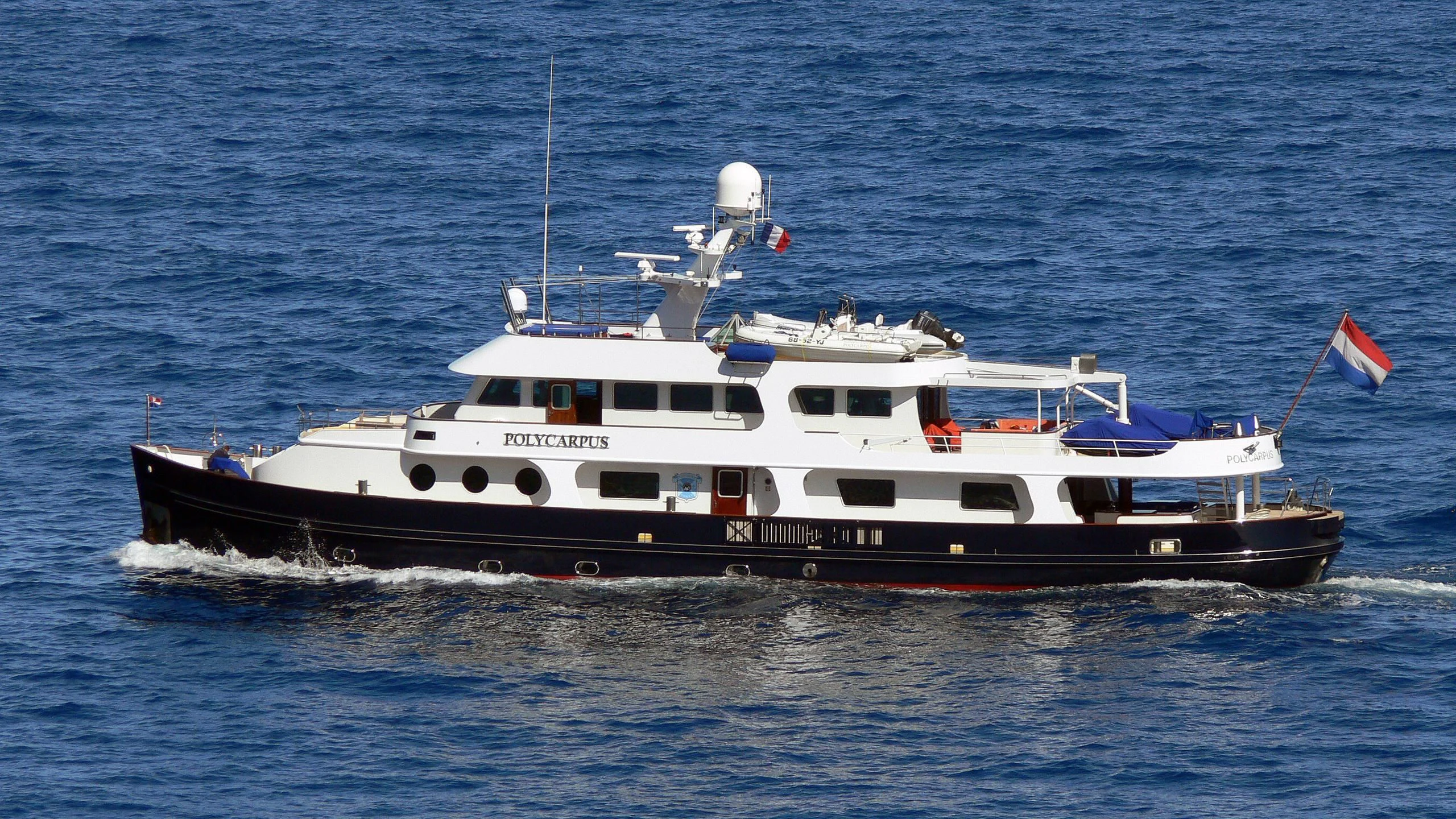 a boat on the water aboard IBI Yacht for Sale