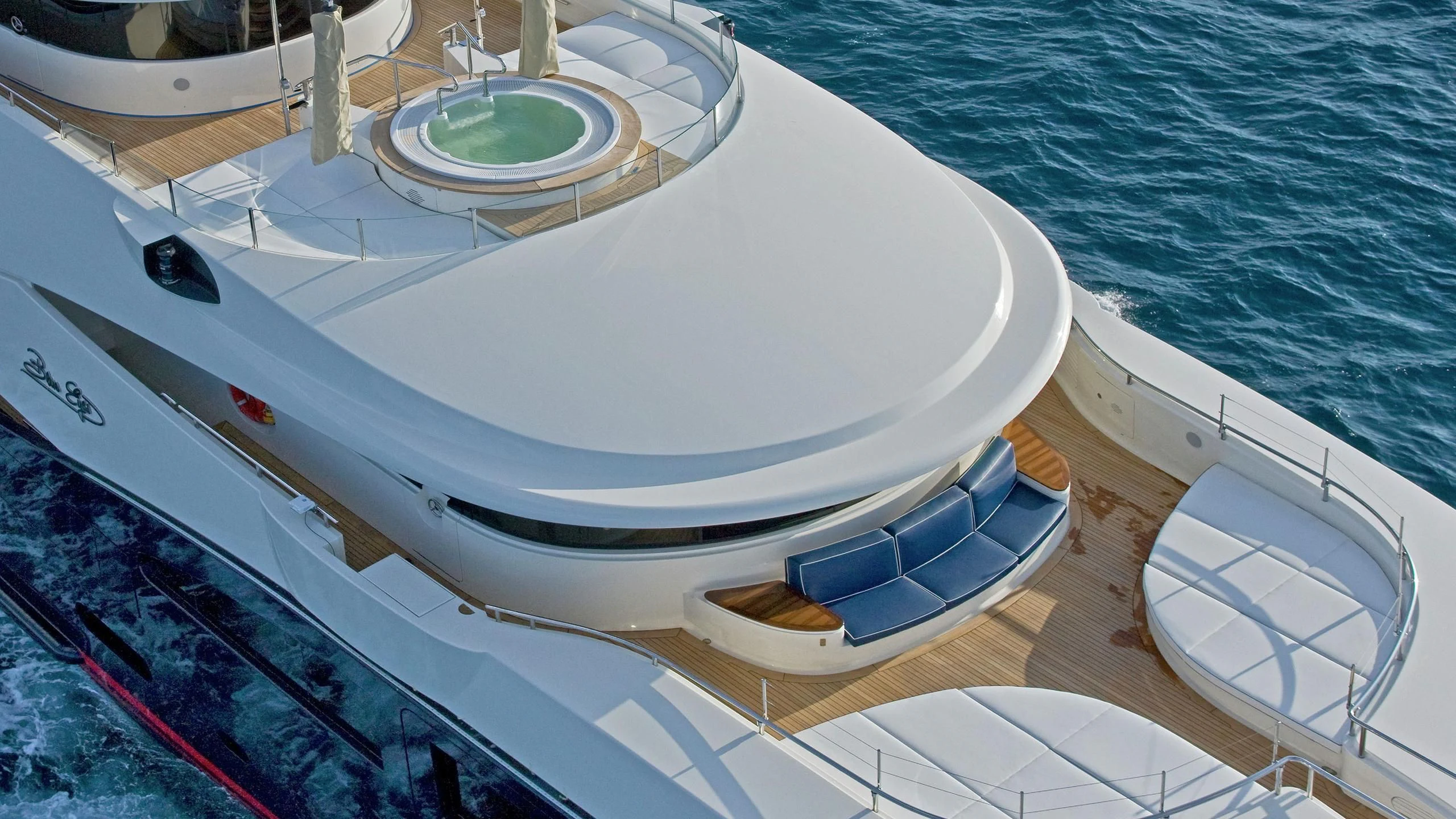 a boat on the water aboard BEOL Yacht for Sale