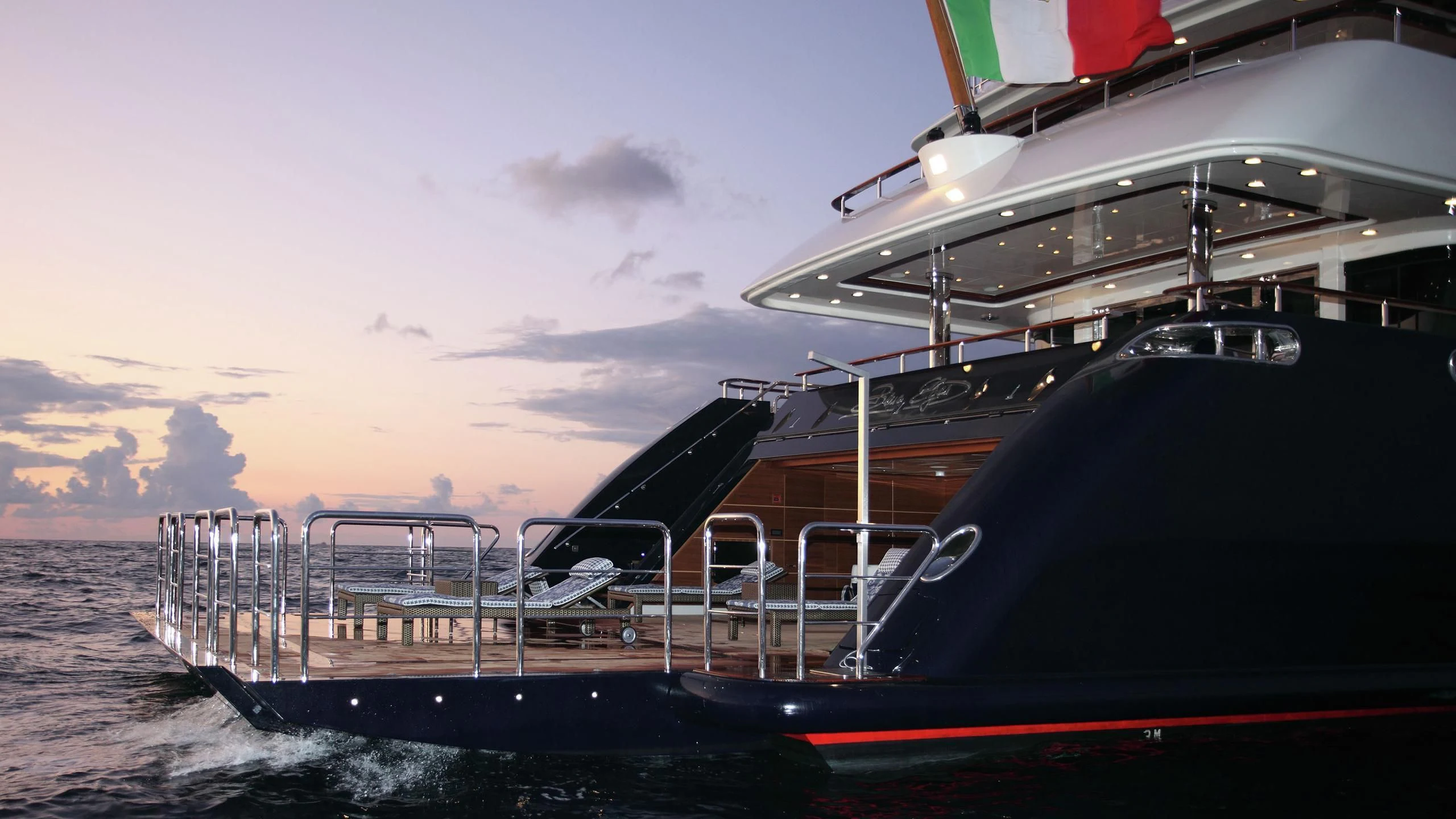 a boat on the water aboard BEOL Yacht for Sale