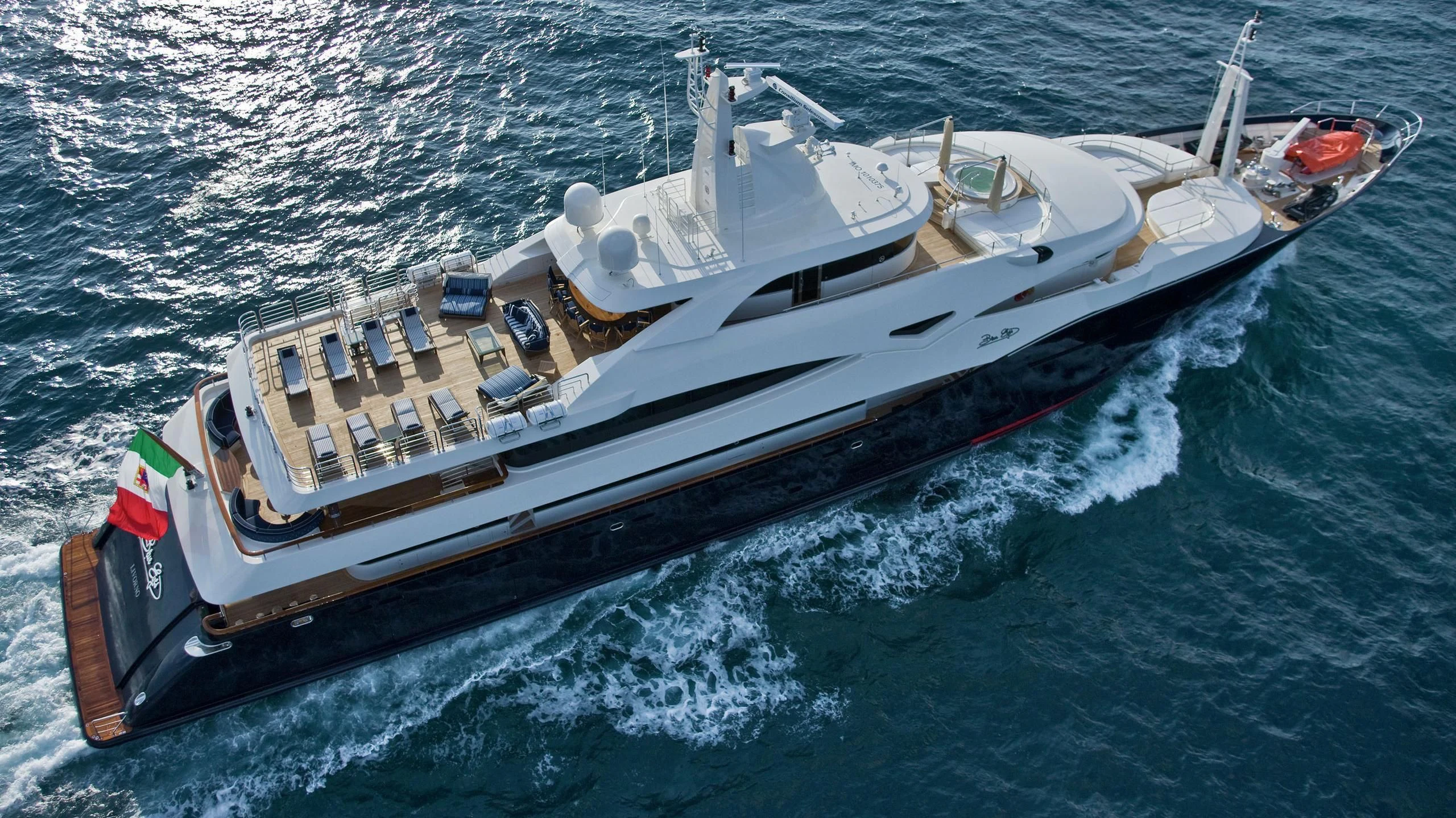 a ship on the water aboard BEOL Yacht for Sale