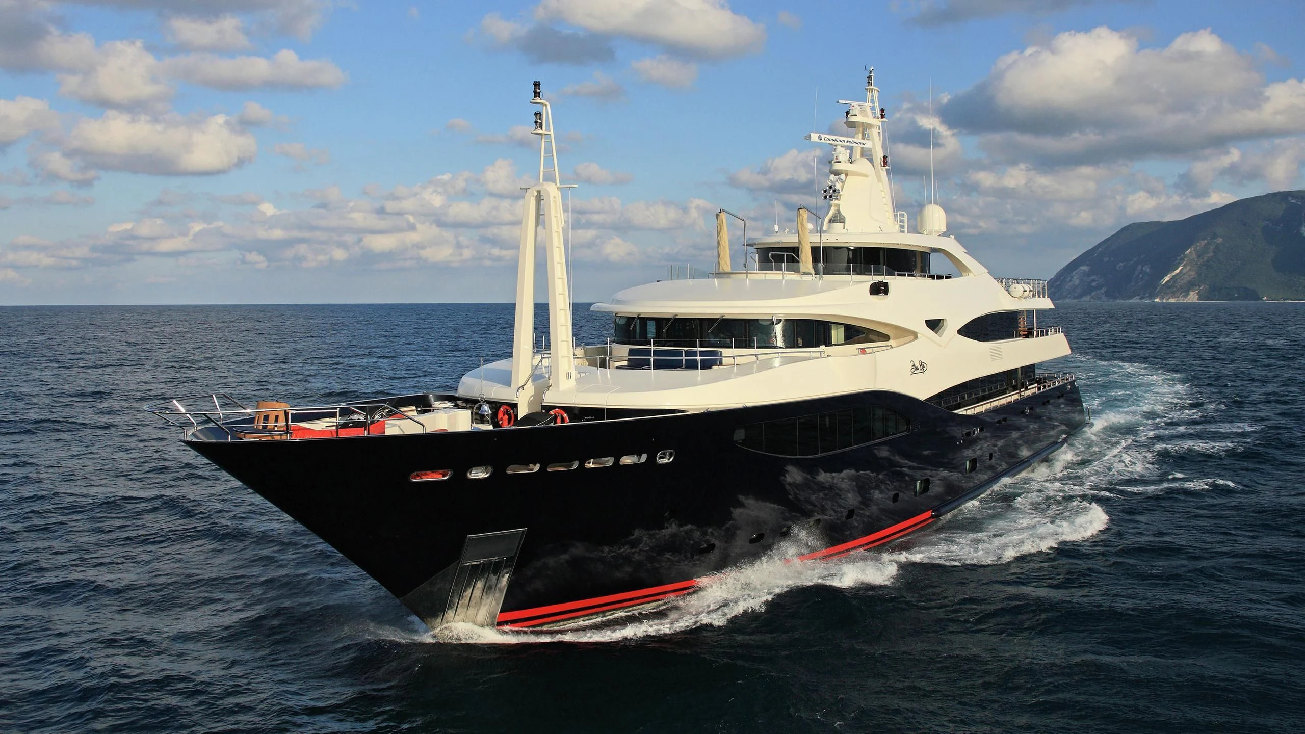 a boat on the water aboard BEOL Yacht for Sale