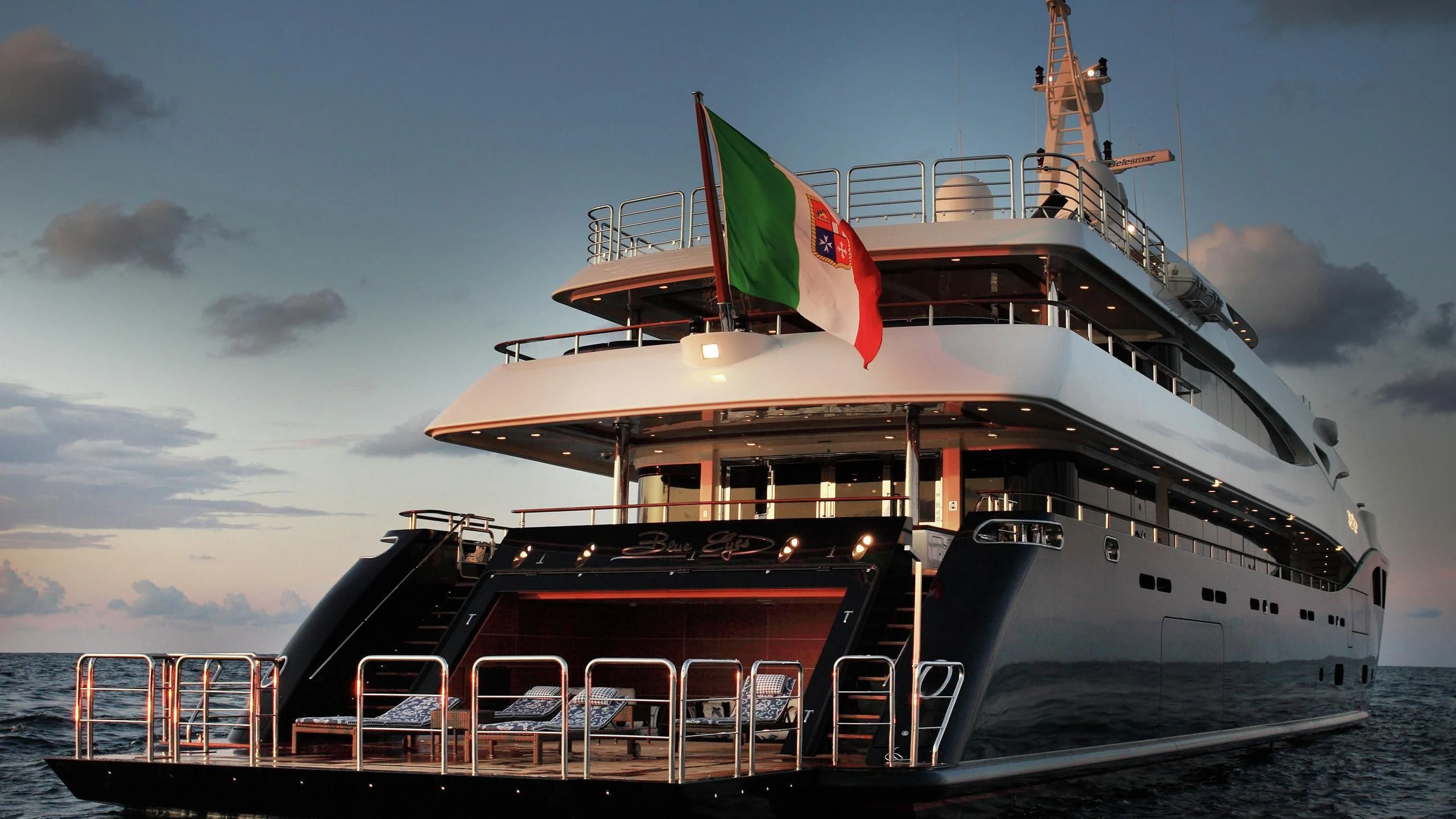 a boat on a dock aboard BEOL Yacht for Sale