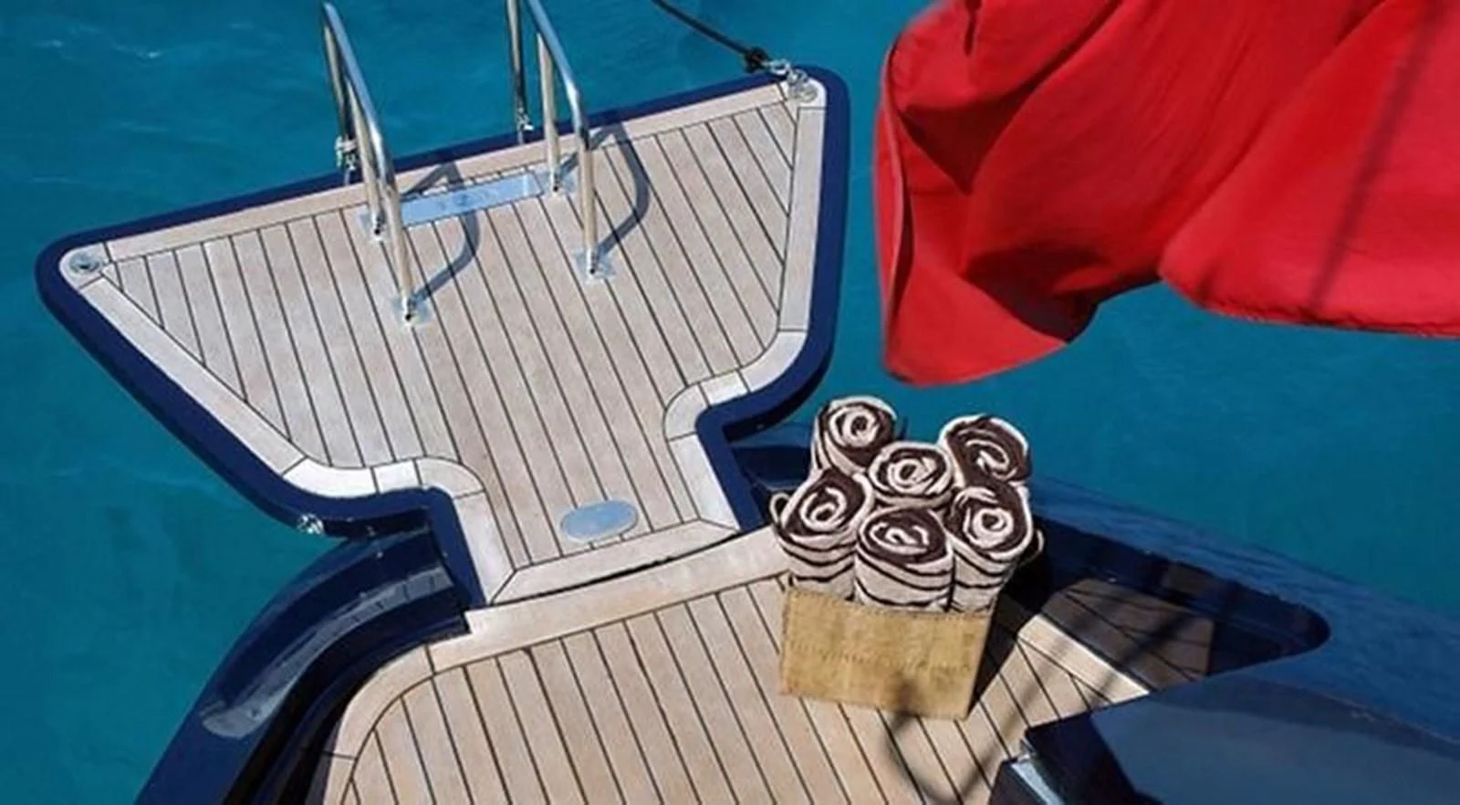 a boat on the water aboard DARK STAR OF LONDON Yacht for Charter