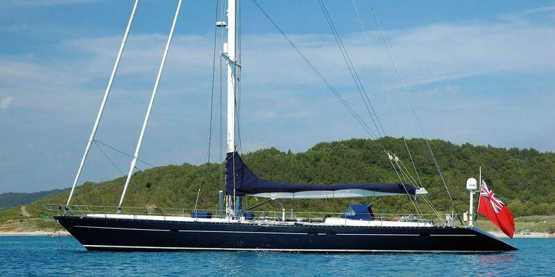 a boat on the water aboard DARK STAR OF LONDON Yacht for Charter