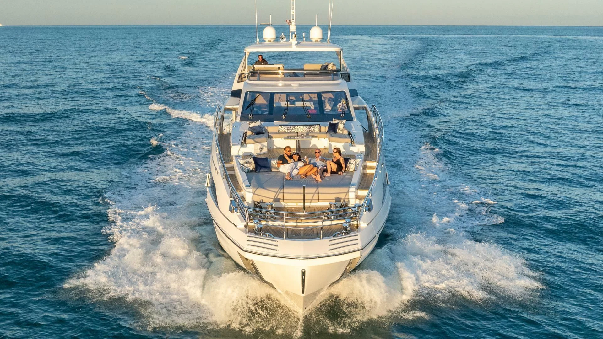 a boat on the water aboard CAPTAIN MORGAN II Yacht for Sale