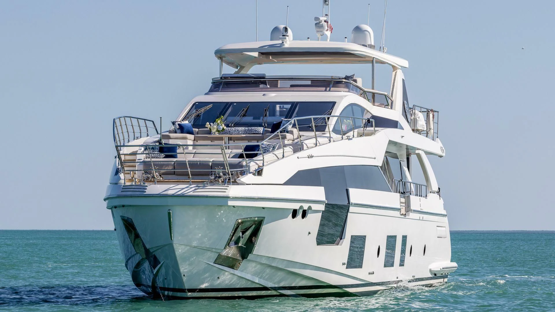 a boat in the water aboard CAPTAIN MORGAN II Yacht for Sale