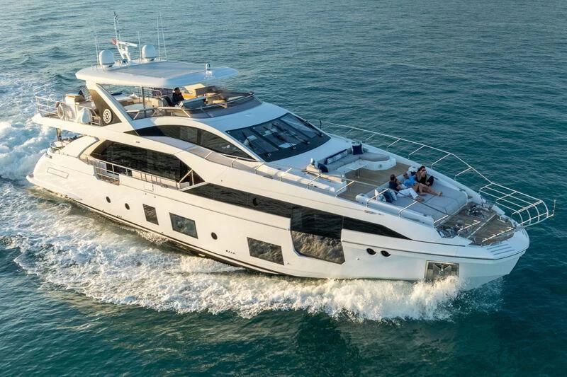 a boat on the water aboard CAPTAIN MORGAN II Yacht for Sale
