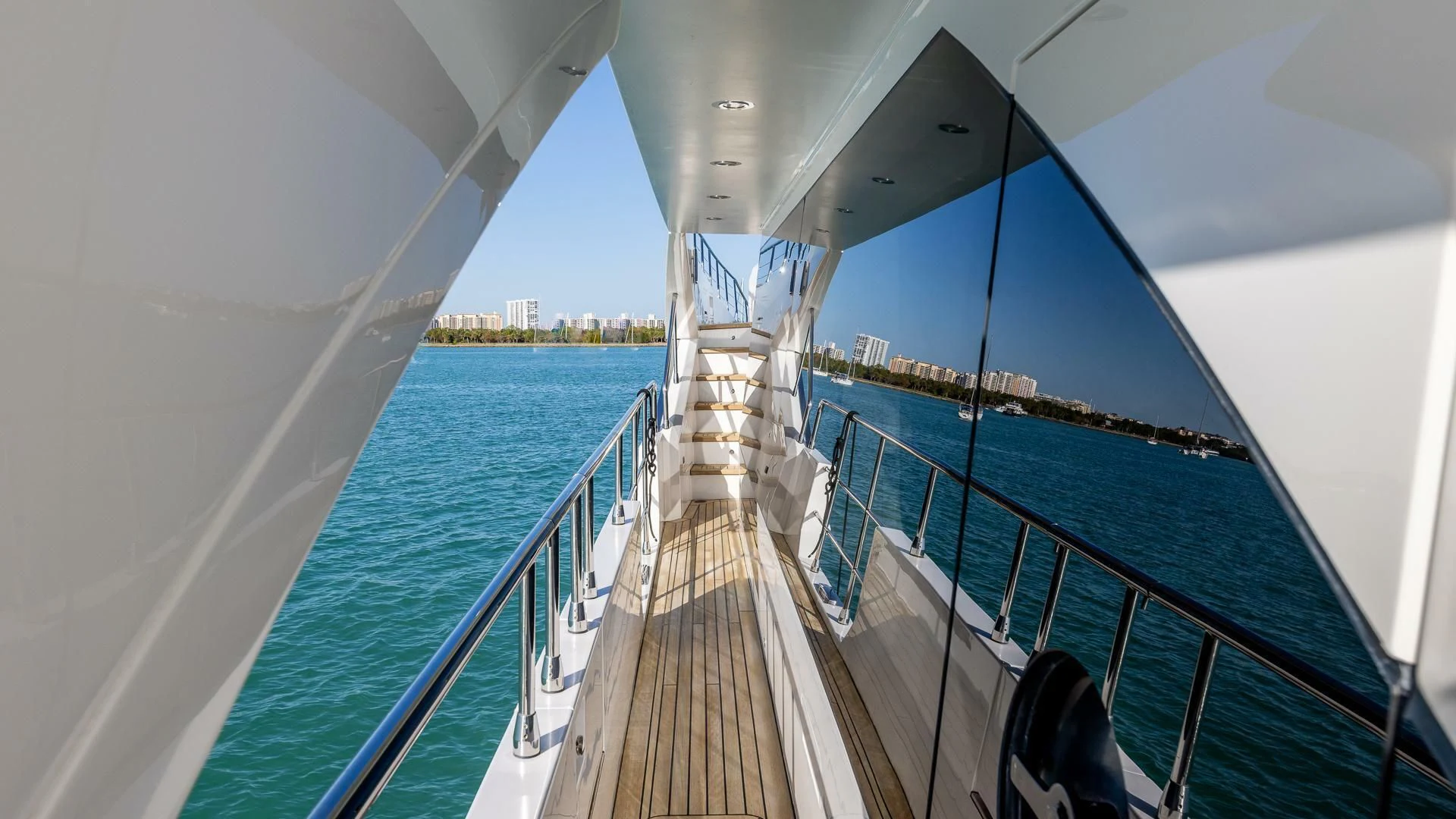 a boat on the water aboard CAPTAIN MORGAN II Yacht for Sale