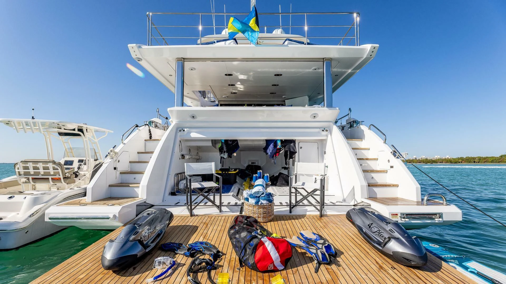 a boat on the water aboard CAPTAIN MORGAN II Yacht for Sale