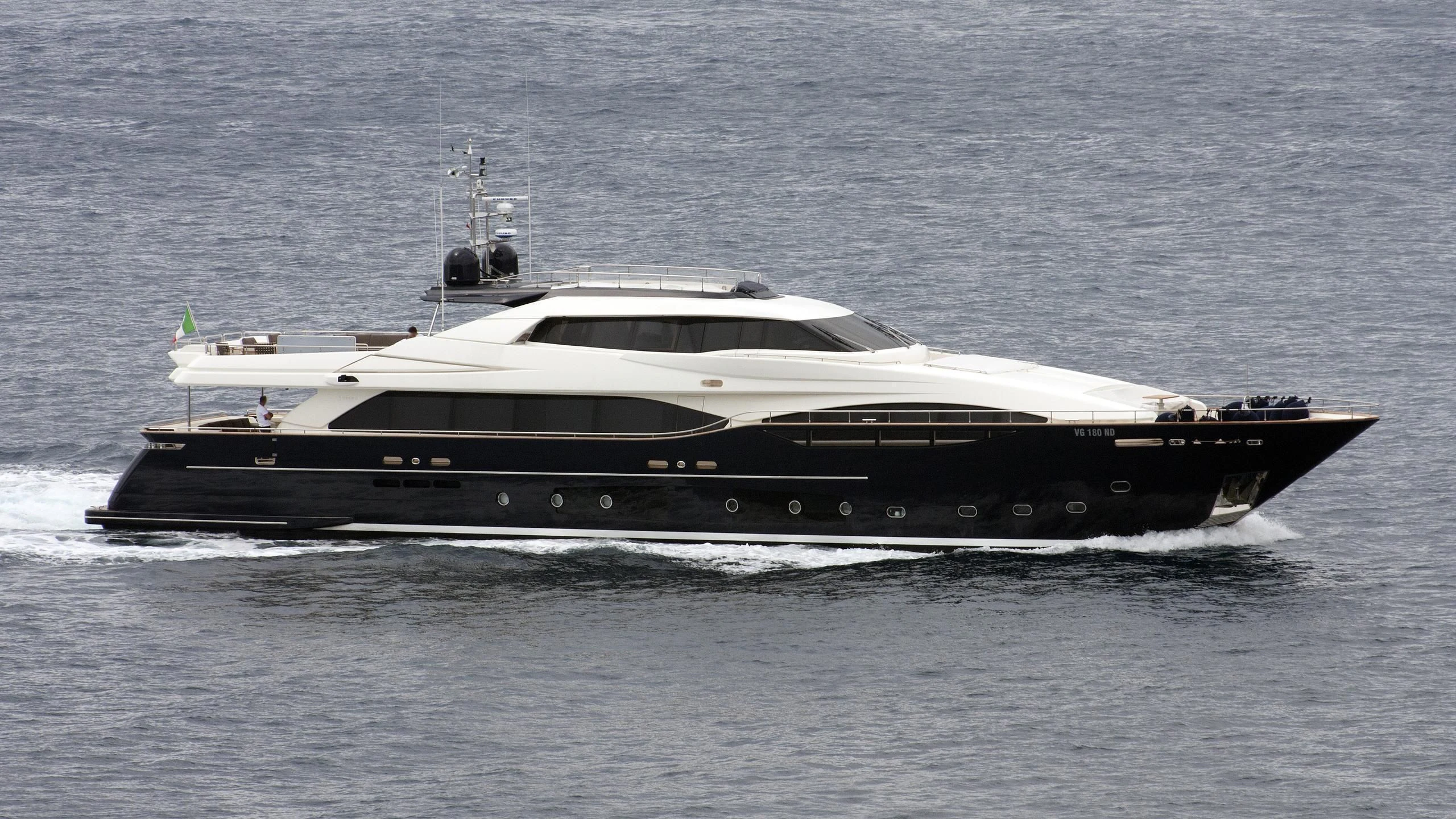 a boat in the water aboard SUEGNO Yacht for Sale