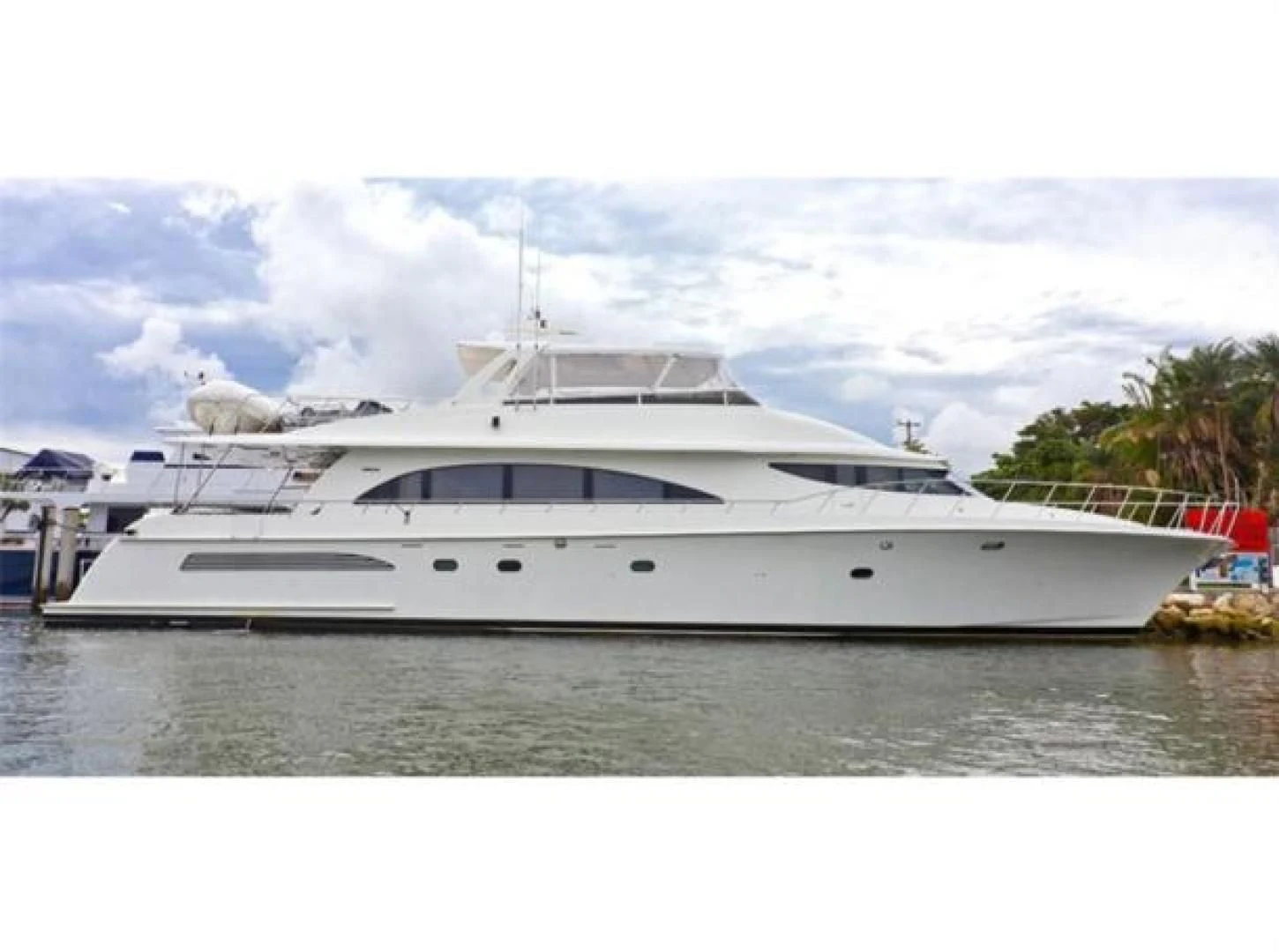 a white yacht in the water aboard SELF MADE Yacht for Sale